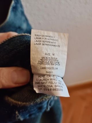 Falda vaquera Pepe Jenas. Talla M. Mujer