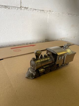 ✅mechero metal tren vintage 