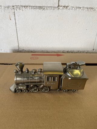 ✅mechero metal tren vintage 