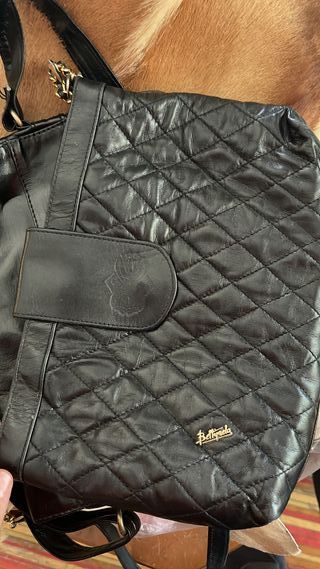 Bolso loewe negro piel acolchada Betinella