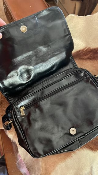 Bolso loewe negro piel acolchada Betinella