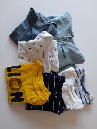 Lote Pack ropa bebé niño 6 a 12 meses