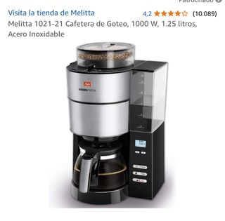 Cafetera MELITTA de goteo con molinillo