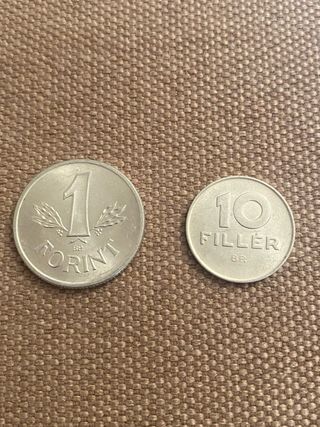 Set due monete ungheresi