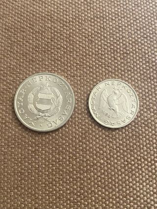 Set due monete ungheresi