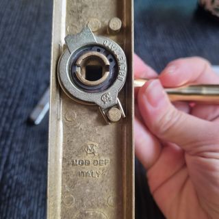 Manecillas puerta laton macizo