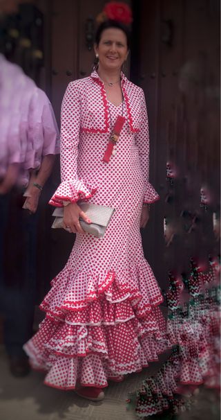 Traje flamenca