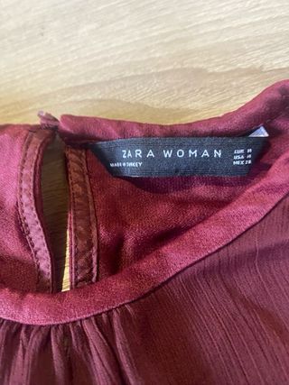 Top zara con Gasa