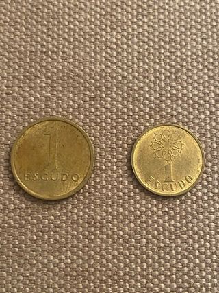 Set due monete portoghesi