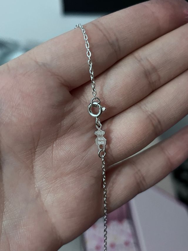 Cadena tous plata nueva