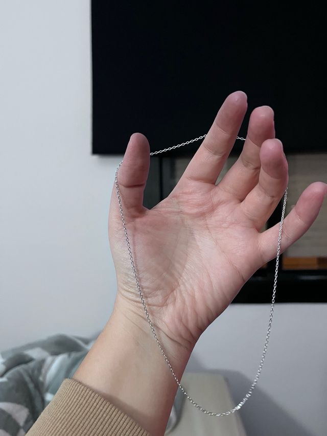 Cadena tous plata nueva