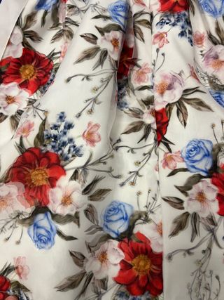 Vestido con Estampado de Flores