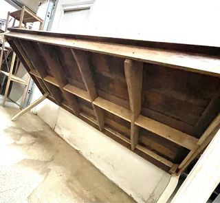 Antigua mesa francesa de 1840 restaurada