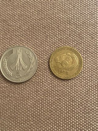 Set due monete algerine
