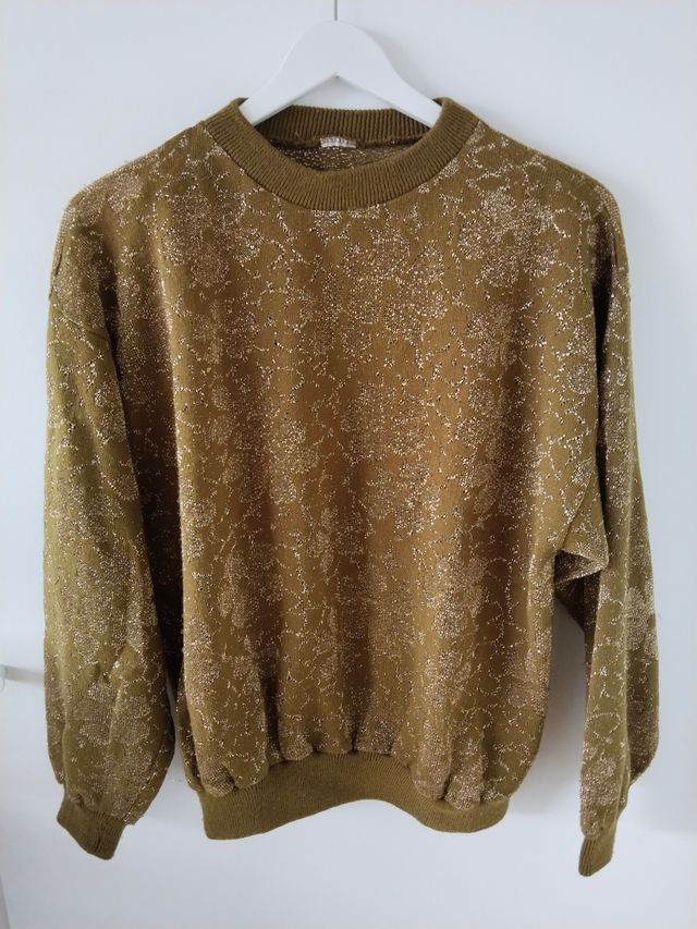 Jersey verde con dorado Vintage 