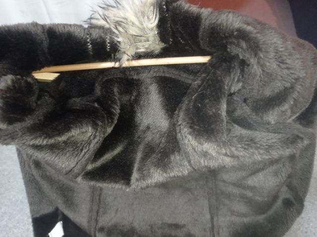 abrigo LARGO CON CAPUCHA