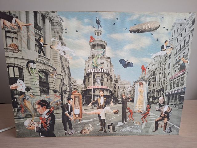 Caja de luz decorativa/ Lámpara original