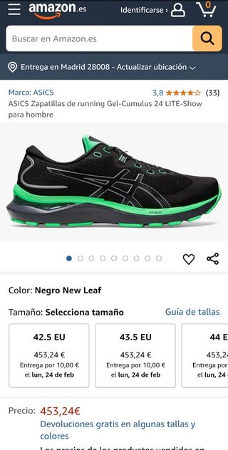 Zapatillas Asics Gel Culumus 24 Lite-Show