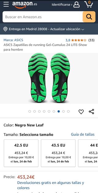 Zapatillas Asics Gel Culumus 24 Lite-Show