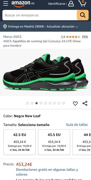 Zapatillas Asics Gel Culumus 24 Lite-Show