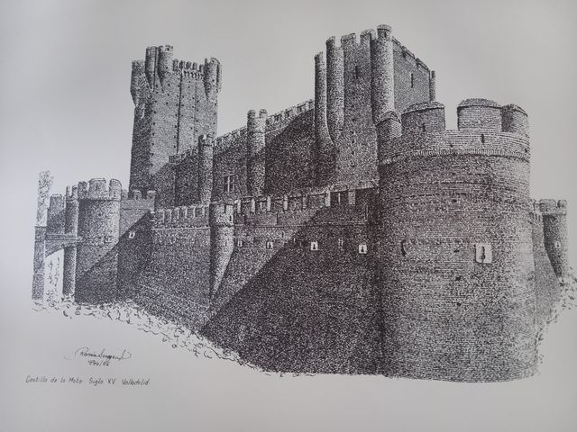 Láminas de castillos de Valladolid
