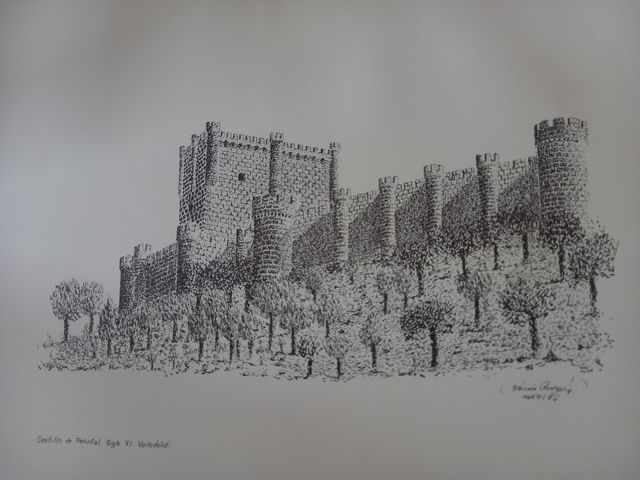 Láminas de castillos de Valladolid