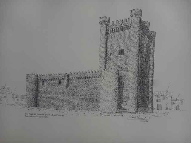 Láminas de castillos de Valladolid