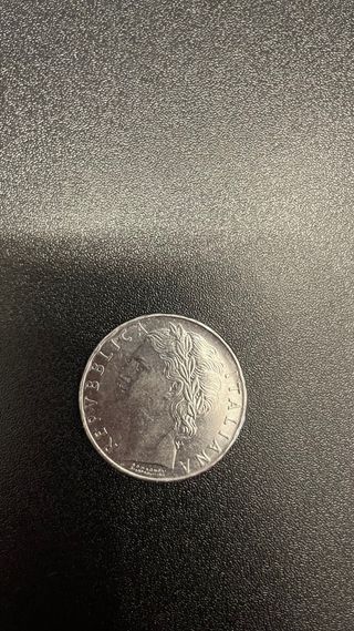 Moneta rara 100 lire testa capovolta 1979