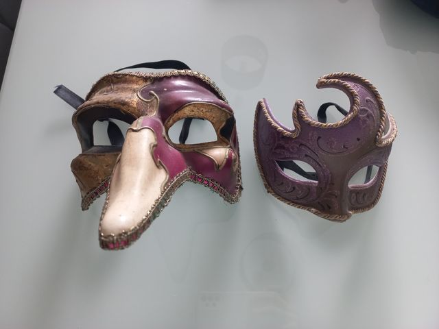 Pack 2 máscaras venecianas