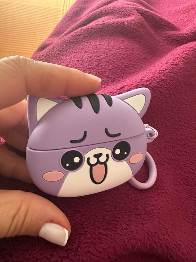 Funda airpods gato