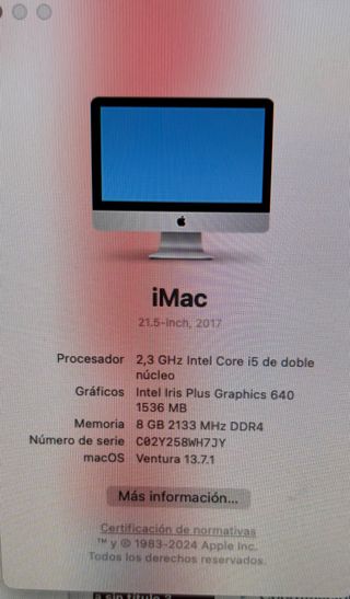Imac 21.5 Inch 2017