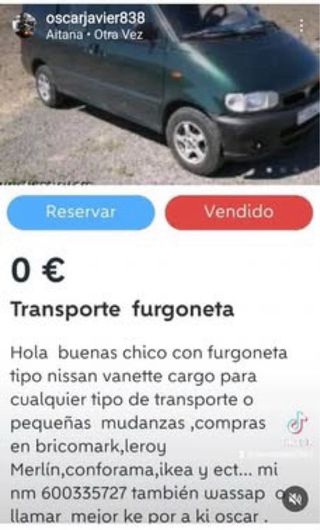 transporte furgoneta