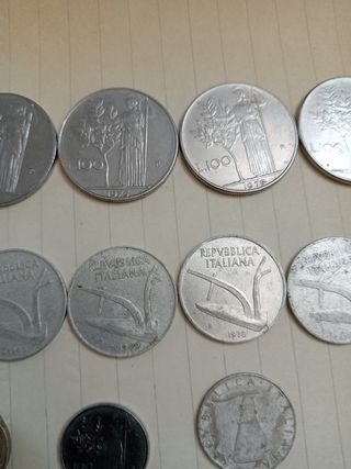 LOTE DE 12 MONEDAS ANTIGUAS ITALIA