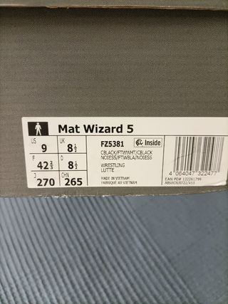 Zapatillas de lucha wrestling Adidas 