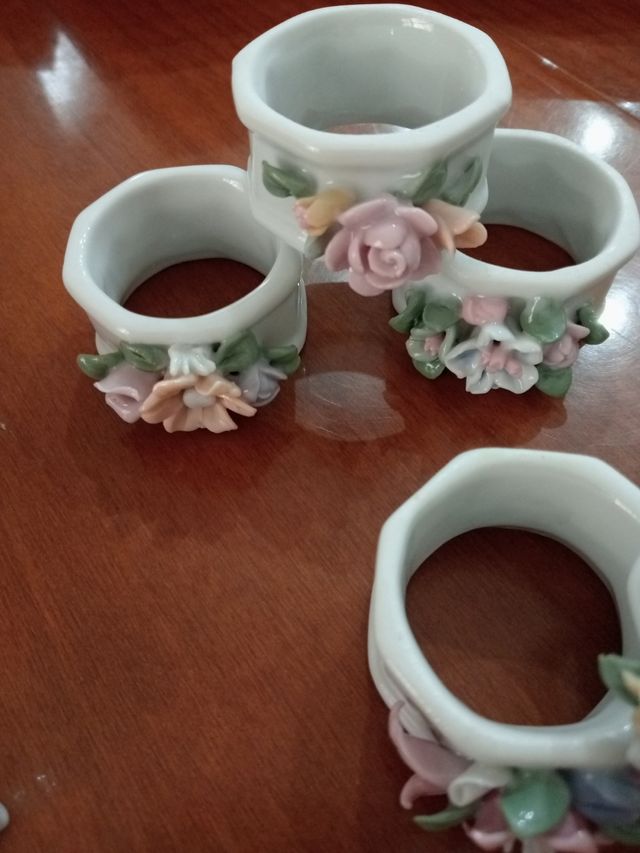 Portatovaglioli con segnaposto da 6