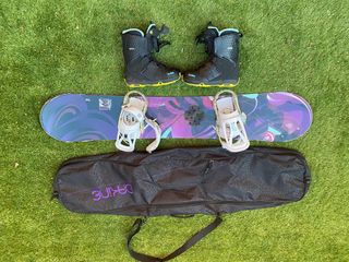 Tabla Snow  Fijaciones  Botas 