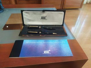PLUMA ESTILOGRÁFICA Y BOLIGRAFO MONTBLANC 