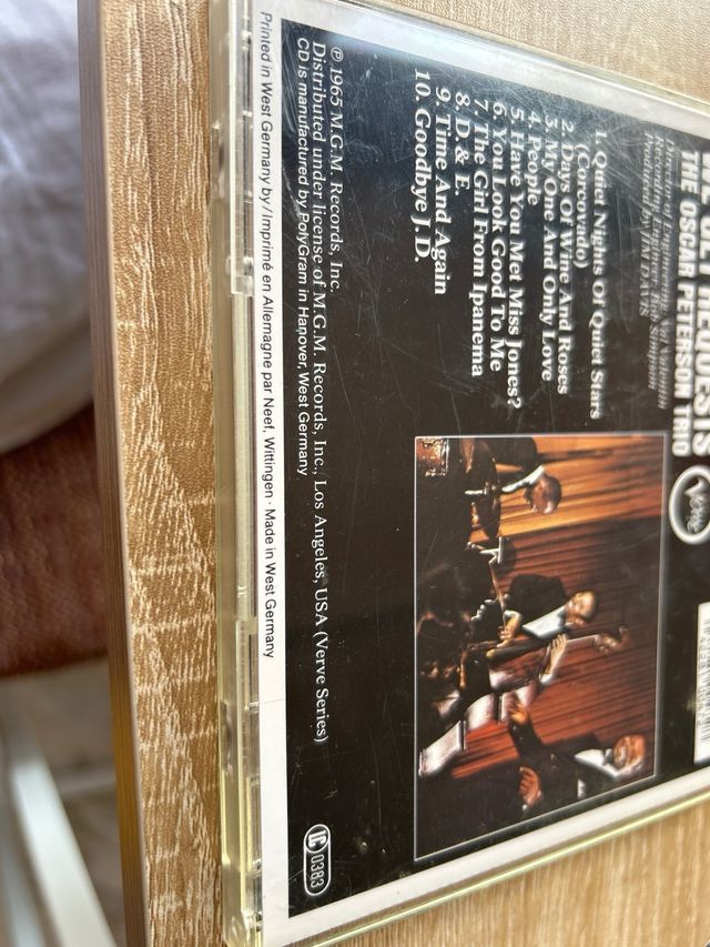 Cd jazz Oscar Peterson We Get Requests