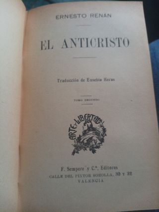 Libro antiguo, EL ANTICRISTO
