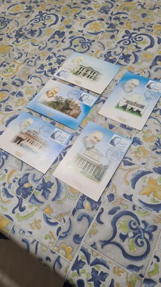 Cartoline francobolli Padre Pio vintage