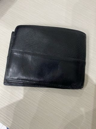 portafogli Piquadro in pelle di colore nero