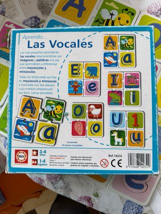 Juegos para 3 años. Twister y vocales
