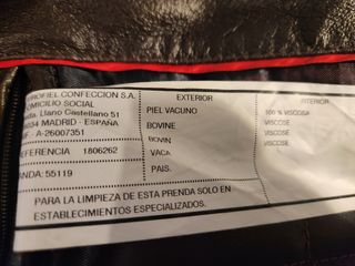 Chaquetón piel Cortefiel