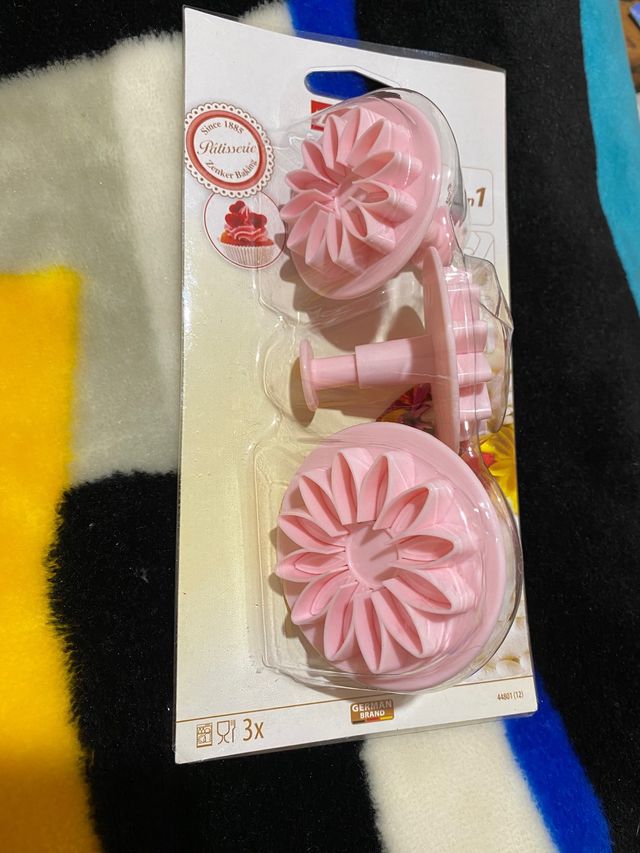 Molde de Flor 3 piezas