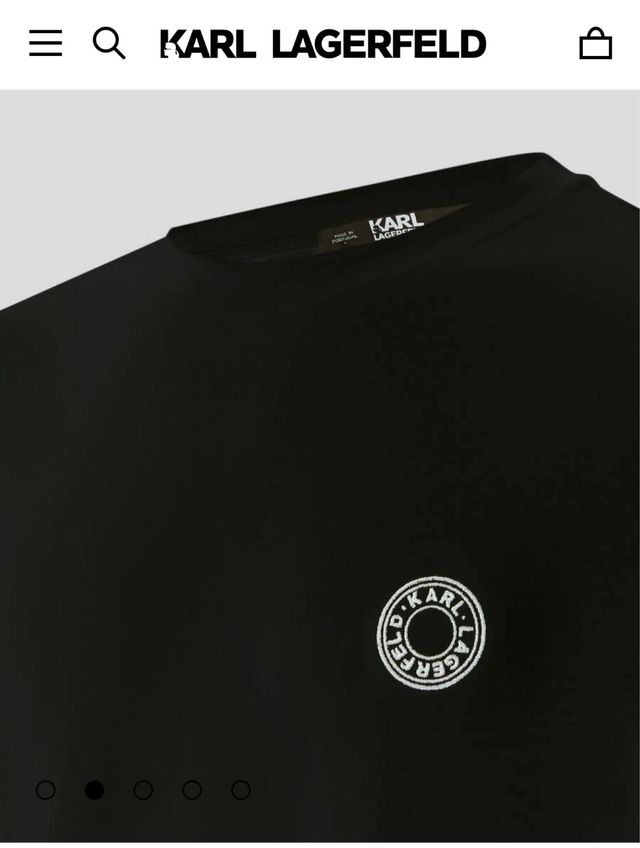 Camiseta negra Karl Lagerfeld