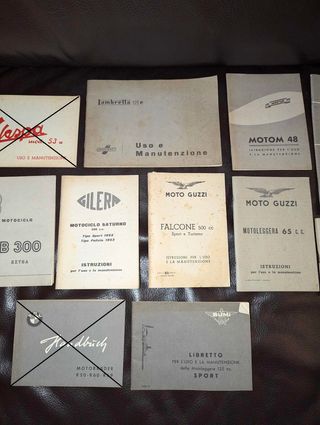 Libretti uso e manutenzione vari,anche singoli !