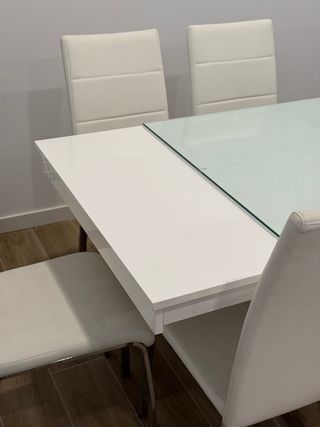 Mesa de diseño extensible 6/10 comensales