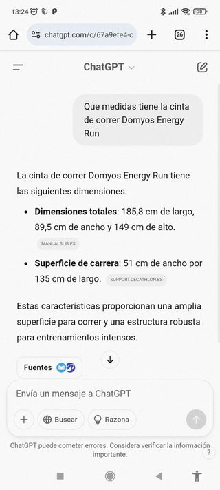 Cinta de Correr Domyos Energy Run