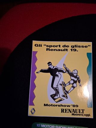 5 adesivi relativi al motor show