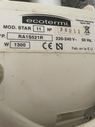 Radiador electrico ecotermi
